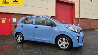 Used Kia Picanto 67 HP (49 kW) 2019 Blue Hatchback