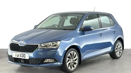 Begagnad Skoda Fabia SE Drive 60 HK (44 kW) 2021 Blå Halvkombi