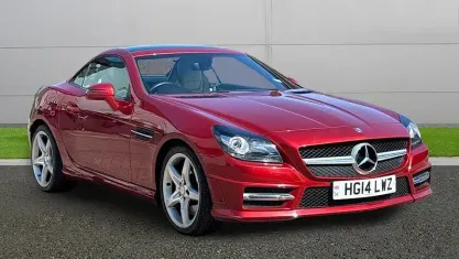 Begagnad Mercedes SLK250 AMG 204 HK (150 kW) 2013 Röd Cab