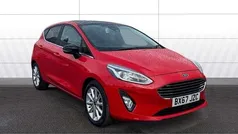 Red Used 2017 Ford Fiesta Titanium Hatchback | £9,459 (Fair price)