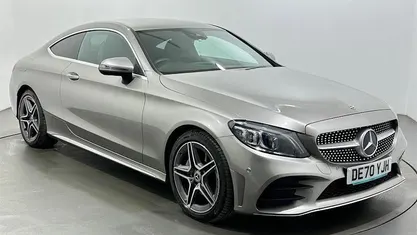 Used Mercedes C200 AMG Line Premium 184 HP (135 kW) 2020 Silver Coupe