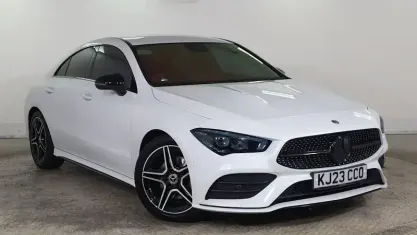 Used Mercedes CLA180 Executive 136 HP (100 kW) 2023 White Coupe