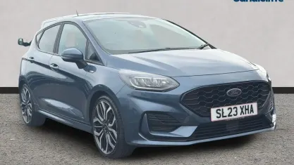 Used Ford Fiesta ST-Line X 125 HP (91 kW) 2023 Blue Hatchback