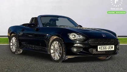 Black Used 2017 Fiat 124 Spider Lusso Cabriolet | £11,099 (Fair price)