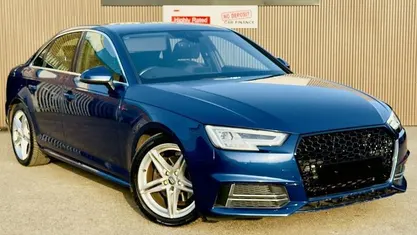 Used Audi A4 S-Line 150 HP (110 kW) 2016 Blue Sedan