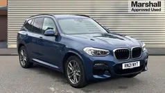 Blue Used 2021 BMW X3 M Sport SUV | £30,786 (Good price)