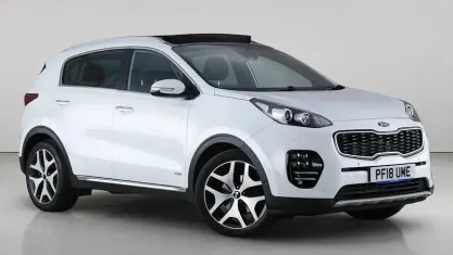 Used Kia Sportage GT-Line S 185 HP (136 kW) 2018 White SUV