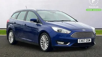 Used Ford Focus Titanium X 182 HP (133 kW) 2017 Blue Estate