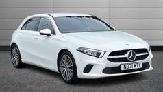 Polar white Used 2021 Mercedes A180 Executive Hatchback | £19,195 (Fair price)