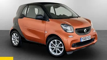 Black Used 2018 Smart ForTwo Coupé Passion Coupe | £3,895 (Fair price)