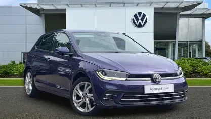 Used VW Polo Style 95 HP (69 kW) 2022 Mauve/purple Hatchback