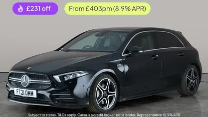 Black Used 2021 Mercedes A35 AMG Executive Hatchback | £23,933 (Fair price)