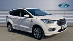 White Used 2019 Ford Kuga Vignale SUV | £17,200 (Fair price)