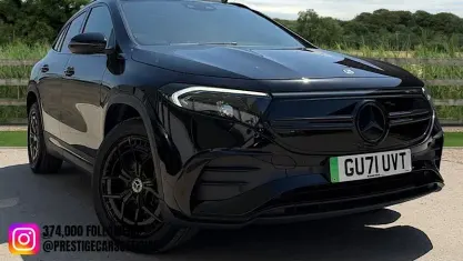Used Mercedes EQA250 AMG Line Premium 139 kW (190 HP) 2021 Black SUV
