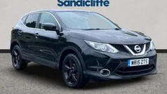 Black Used 2015 Nissan Qashqai N-TEC SUV | £7,444 (Fair price)
