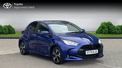 Juniper blue Used 2024 Toyota Yaris Hybrid Design Hatchback | £19,990 (Good price)