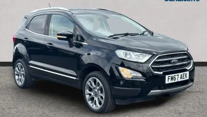 Used Ford Ecosport Titanium 125 HP (91 kW) 2018 Black SUV