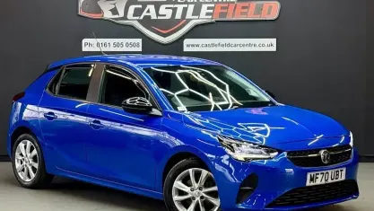 Used Vauxhall Corsa S 102 HP (75 kW) 2020 Blue Hatchback