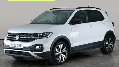 Used VW T-Cross Black Edition 110 HP (80 kW) 2023 White SUV