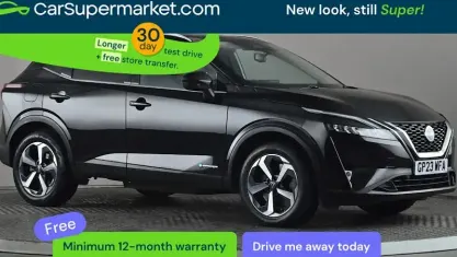 Begagnad Nissan Qashqai N-Connecta 190 HK (139 kW) 2023 Svart SUV