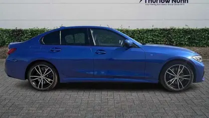 Used BMW 330e M Sport 292 HP (214 kW) 2019 Blue Sedan