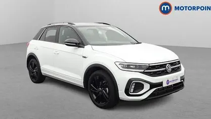 White New 2025 VW T-Roc Black Edition SUV | £26,399 (Good price)