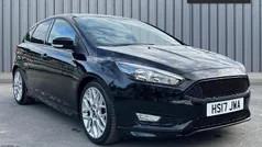 Black Used 2016 Ford Focus ST-Line Hatchback | £6,590 (Fair price)