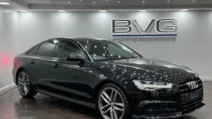 Used Audi A6 Black Edition 190 HP (139 kW) 2017 Black Sedan