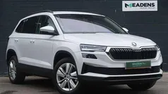 Moon white metallic Used 2024 Skoda Karoq SE L SUV | £23,495 (Good price)