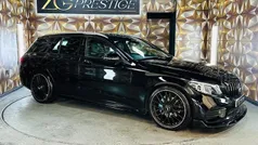 Black Used 2019 Mercedes C200 AMG Line Premium Estate | £19,495 (Fair price)