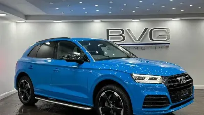 Used Audi Q5 Black Edition 190 HP (139 kW) 2019 Blue SUV