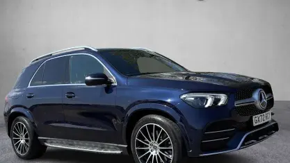 Used Mercedes GLE400 AMG line 330 HP (242 kW) 2022 Blue SUV