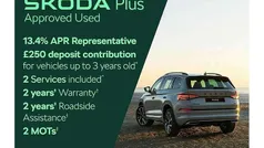 Moon white metallic Used 2019 Skoda Kodiaq SE L SUV | £17,995 (Fair price)