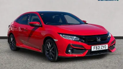 Usado Honda Civic EX 126 HP (92 kW) 2021 Vermelho Citadino