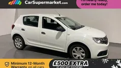 White Used 2018 Dacia Sandero Ambiance Hatchback | £5,397 (Fair price)