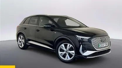 Used Audi Q4 e-tron S-Line 150 kW (204 HP) 2022 Black SUV