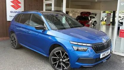 Used Skoda Kamiq Monte Carlo 110 HP (80 kW) 2023 Blue SUV