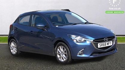 Używany Mazda 2 75 KM (55 kW) 2019 Niebieski Hatchback