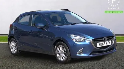Begagnad Mazda 2 75 HK (55 kW) 2019 Blå Halvkombi