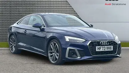 Used Audi A5 S-Line 204 HP (150 kW) 2023 Blue Coupe