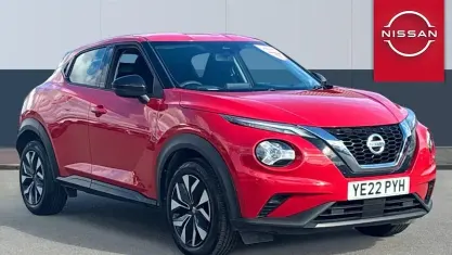 Used Nissan Juke Acenta 114 HP (83 kW) 2022 Red SUV
