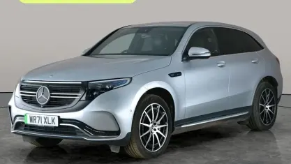 Begagnad Mercedes EQC400 AMG line 300 kW (408 HK) 2022 Silver SUV