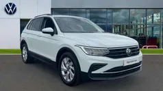 Pure white Used 2021 VW Tiguan Life SUV | £20,591 (Fair price)