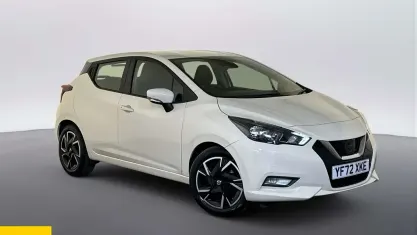 Used Nissan Micra Acenta 92 HP (67 kW) 2022 White Hatchback