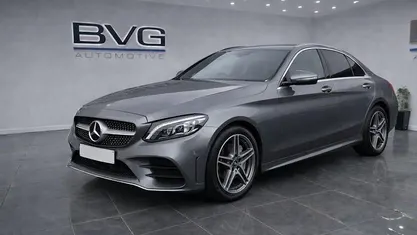 Used Mercedes C220 AMG line 194 HP (142 kW) 2019 Grey Sedan