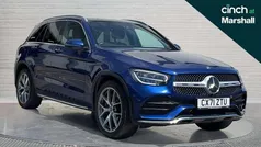 Blue Used 2021 Mercedes GLC300 AMG Line Premium SUV | £31,309 (Fair price)