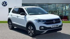 Pure white Used 2023 VW T-Cross Black Edition SUV | £17,311 (Fair price)