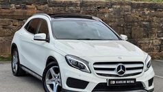 White Used 2014 Mercedes GLA220 AMG line SUV | £10,495 (Fair price)