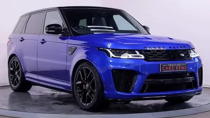 Blue Used 2019 Land Rover Range Rover Sport SVR SUV | £48,000 (Fair price)