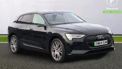 Usado Audi e-tron Comfort 300 kW (408 CV) 2019 Negro SUV